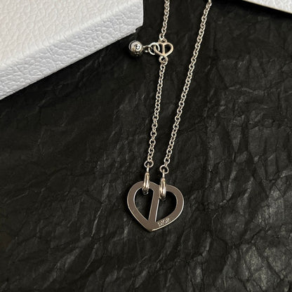 18K Dior Heart Necklace