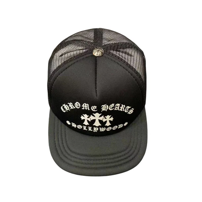 Chrome Hearts Hollywood Cross King Taco Trucker Cap