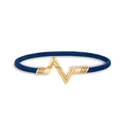 18K Louis Vuitton Volt Upside Down Play Blue Bracelet